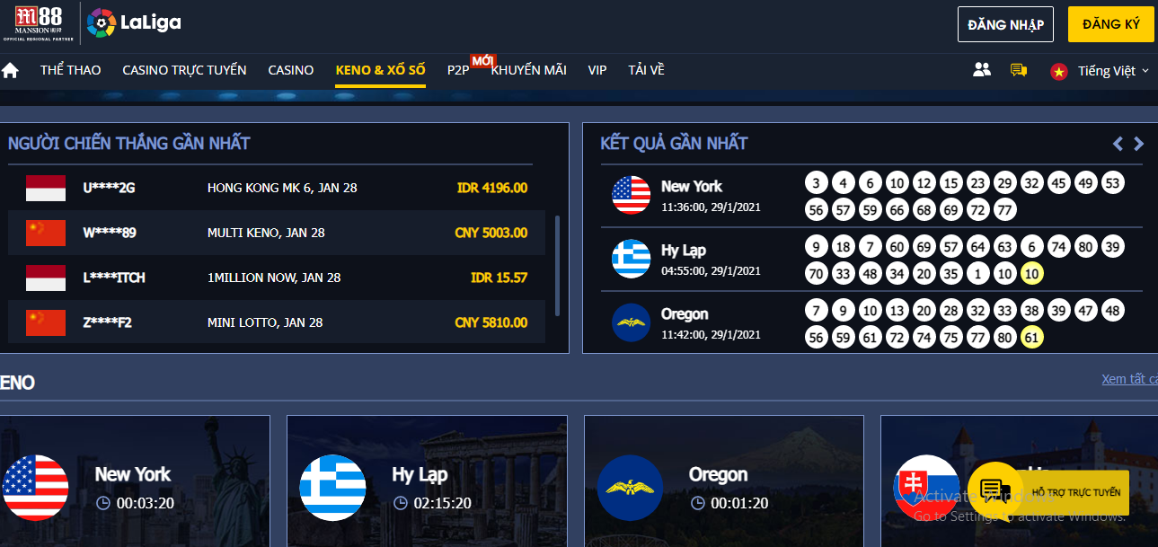 Cá cược thể thao là thế mạnh của nhà cái, các trò chơi được đầu tư mạnh 