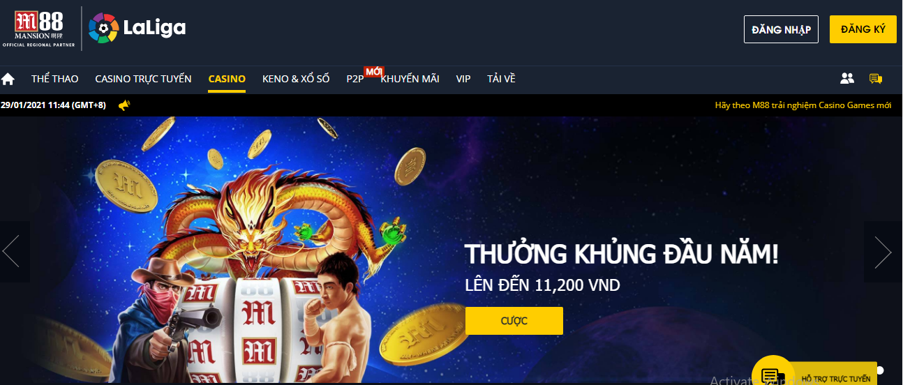 Casino trực tuyến là một trong những danh mục trò chơi không kém phần thú vị