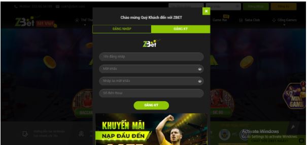 Thủ tục đăng kí tài khoản tại nhà cái vô cùng đơn giản