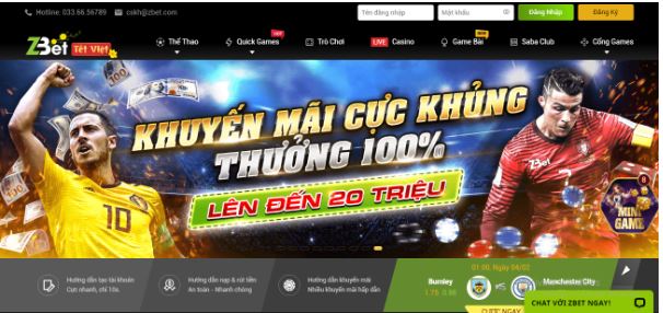 Zbet là một trong những địa chỉ cá cược tên tuổi được nhiều người biết đến
