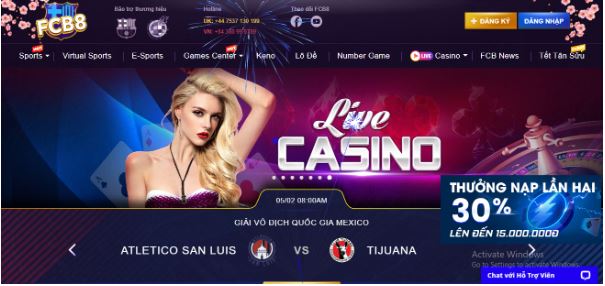 Nhà cái Fcb8 trên thực tế mới được hình thành hơn 1 năm