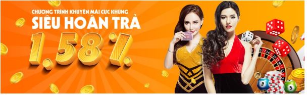 Chương trình hoàn trả lên đến 1,58%