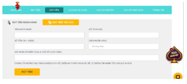 Các bạn phải điền đầy đủ thông tin theo yêu cầu của hệ thống