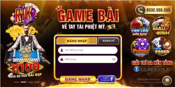 Rikvip là một nhà cái quốc tế được rất nhiều người biết đến