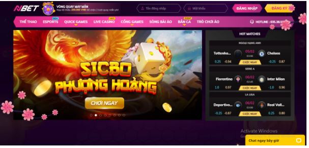 Nhà cái Nbet chính thức ra mắt trên thị trường vào cuối năm 2015