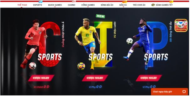 Cá cược thể thao là thế mạnh của Red88