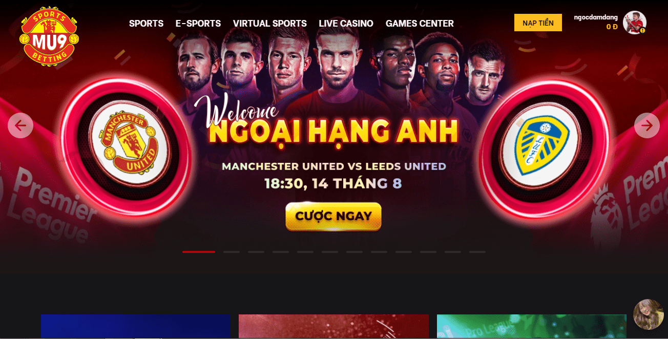 MU9 là một nhà cái cá cược hàng đầu tại vương quốc Anh